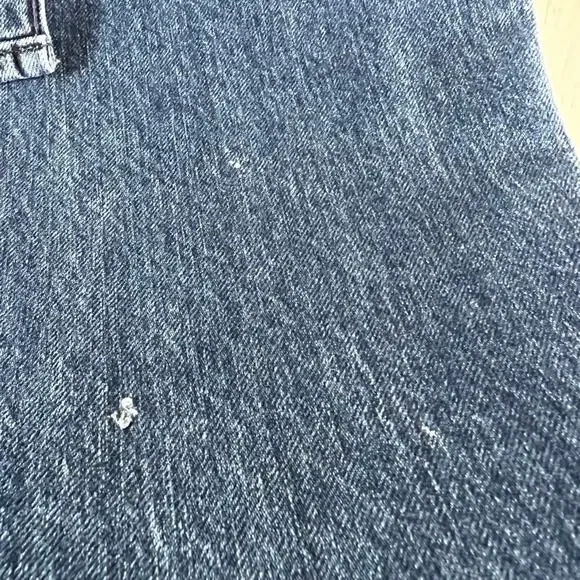 Abercrombie & Fitch Mom Jeans Belted Paper Bag Waist High Rise Womens Size 25/0 - Picture 11 of 12